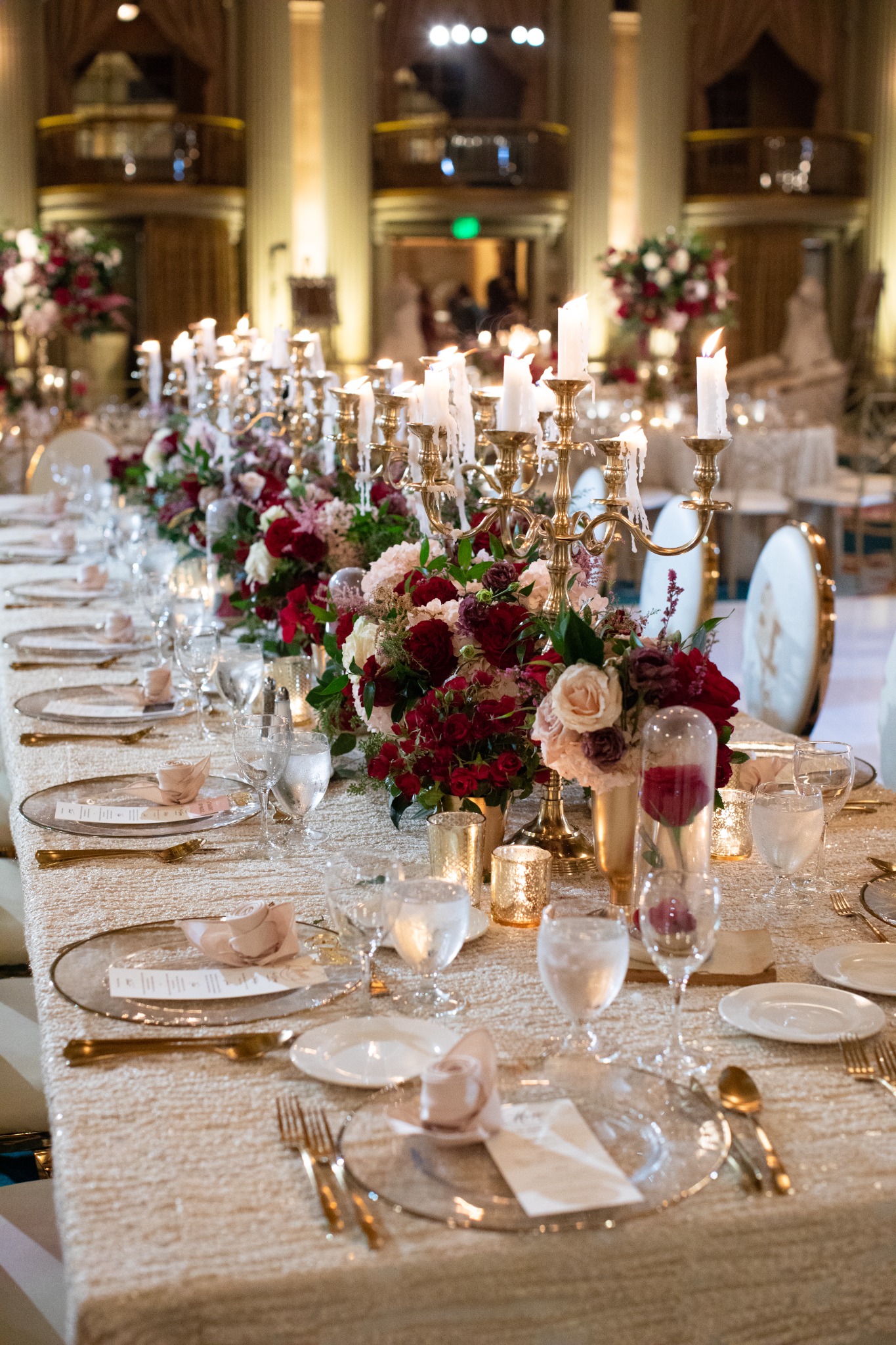 Wedding reception at The Biltmore Los Angeles